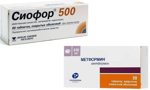 Сиофор или Метформин применяются в лечении сахарного диабета для контроля над весом