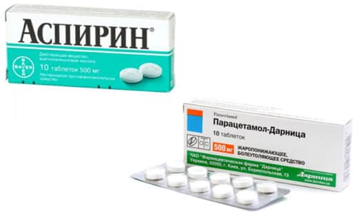 Парацетамол и Аспирин относятся к числу противовоспалительных препаратов